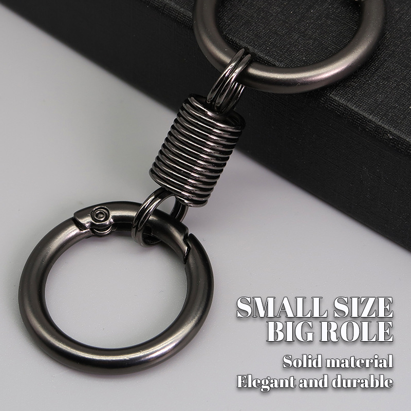 (🔥2025Last Day Promotion - 49% off)Nordic Retro Spring Double Ring Keychain