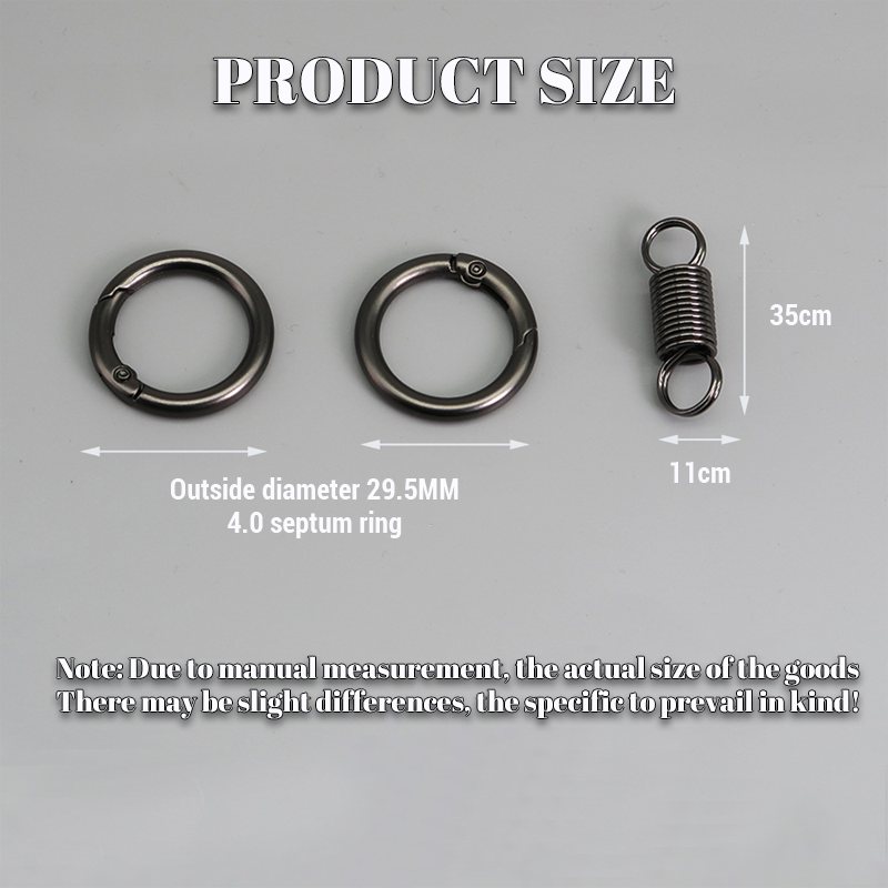 (🔥2025Last Day Promotion - 49% off)Nordic Retro Spring Double Ring Keychain