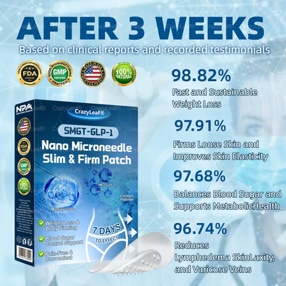 𝑪𝒓𝒂𝒛𝒚𝑳𝒆𝒂𝒇® 𝑺𝒌𝒊𝒏 𝑭𝒊𝒓𝒎𝒊𝒏𝒈 𝑷𝒂𝒕𝒄𝒉, 𝒆𝒇𝒇𝒆𝒄𝒕𝒊𝒗𝒆𝒍𝒚 𝒂𝒅𝒅𝒓𝒆𝒔𝒔𝒊𝒏𝒈 𝒔𝒌𝒊𝒏 𝒔𝒂𝒈𝒈𝒊𝒏𝒈 𝒂𝒇𝒕𝒆𝒓 𝒓𝒂𝒑𝒊𝒅 𝒘𝒆𝒊𝒈𝒉𝒕 𝒍𝒐𝒔𝒔. 𝑶𝒓𝒅𝒆𝒓 𝒏𝒐𝒘 𝒂𝒏𝒅 𝒆𝒏𝒋𝒐𝒚 𝒂 50% 𝒅𝒊𝒔𝒄𝒐𝒖𝒏𝒕!