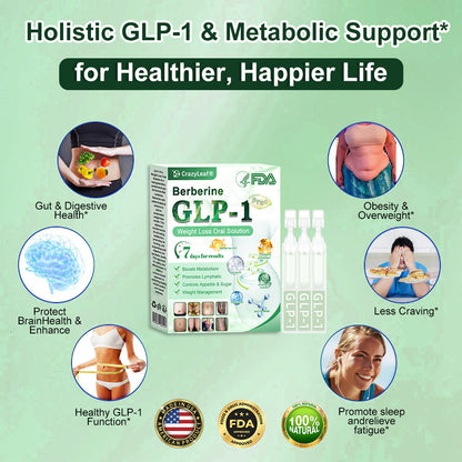 [ 𝑭𝒊𝒏𝒂𝒍 30 𝑴𝒊𝒏𝒖𝒕𝒆𝒔: 𝑩𝒖𝒚 5, 𝑮𝒆𝒕 5 𝑭𝒓𝒆𝒆!🔥 ] 𝘾𝙧𝙖𝙯𝙮𝙇𝙚𝙖𝙛® 𝐁𝐞𝐫𝒃𝒆𝒓𝒊𝒏𝒆 & 𝐆𝐋𝐏-𝟏 𝑷𝒓𝒐 𝑾𝒆𝒊𝒈𝒉𝒕 𝑳𝒐𝒔𝒔 𝑶𝒓𝒂𝒍 𝑺𝒐𝒍𝒖𝒕𝒊𝒐𝒏 (Targeting Obesity, Cardiovascular Disease, Type 2 Diabetes, Fatty Liver, Sleep Apnea, Arthritis, Cancer, and Mental Health etc.)