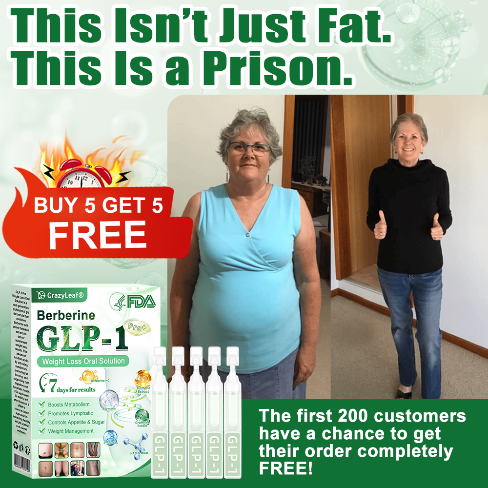 [ 𝑭𝒊𝒏𝒂𝒍 30 𝑴𝒊𝒏𝒖𝒕𝒆𝒔: 𝑩𝒖𝒚 5, 𝑮𝒆𝒕 5 𝑭𝒓𝒆𝒆!🔥 ] 𝘾𝙧𝙖𝙯𝙮𝙇𝙚𝙖𝙛® 𝐁𝐞𝐫𝒃𝒆𝒓𝒊𝒏𝒆 & 𝐆𝐋𝐏-𝟏 𝑷𝒓𝒐 𝑾𝒆𝒊𝒈𝒉𝒕 𝑳𝒐𝒔𝒔 𝑶𝒓𝒂𝒍 𝑺𝒐𝒍𝒖𝒕𝒊𝒐𝒏 (Targeting Obesity, Cardiovascular Disease, Type 2 Diabetes, Fatty Liver, Sleep Apnea, Arthritis, Cancer, and Mental Health etc.)