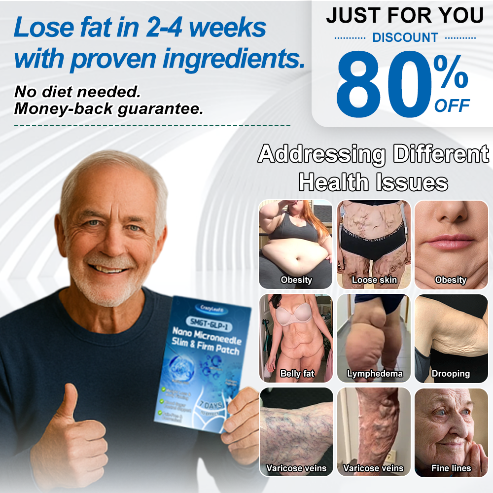 𝑪𝒓𝒂𝒛𝒚𝑳𝒆𝒂𝒇® 𝑺𝒌𝒊𝒏 𝑭𝒊𝒓𝒎𝒊𝒏𝒈 𝑷𝒂𝒕𝒄𝒉, 𝒆𝒇𝒇𝒆𝒄𝒕𝒊𝒗𝒆𝒍𝒚 𝒂𝒅𝒅𝒓𝒆𝒔𝒔𝒊𝒏𝒈 𝒔𝒌𝒊𝒏 𝒔𝒂𝒈𝒈𝒊𝒏𝒈 𝒂𝒇𝒕𝒆𝒓 𝒓𝒂𝒑𝒊𝒅 𝒘𝒆𝒊𝒈𝒉𝒕 𝒍𝒐𝒔𝒔. 𝑶𝒓𝒅𝒆𝒓 𝒏𝒐𝒘 𝒂𝒏𝒅 𝒆𝒏𝒋𝒐𝒚 𝒂 50% 𝒅𝒊𝒔𝒄𝒐𝒖𝒏𝒕!