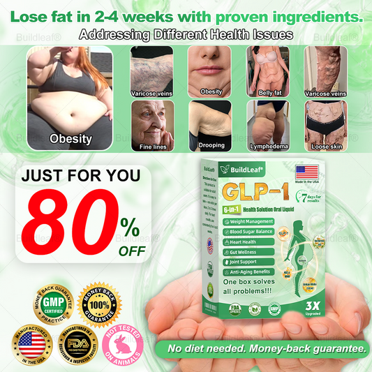 𝖮𝖿𝖿𝗂𝖼𝗂𝖺𝗅 𝖲𝗍𝗈𝗋𝖾 | 𝑩𝒖𝐢𝒍𝒅𝑳𝒆𝐚𝒇® GL𝐏-1 6-𝒊𝒏-1 𝑯𝒆𝒂𝒍𝒕𝒉 𝑺𝒐𝒍𝒖𝒕𝒊𝒐𝒏 𝖮𝗋𝖺𝗅 𝐋𝐢𝐪𝐮𝐢𝐝 (𝑱𝒖𝒔𝒕 𝒐𝒏𝒄𝒆 𝒂 𝒅𝒂𝒚, 𝘃𝗶𝘀𝗶𝗯𝗹𝗲 𝗰𝗵𝗮𝗻𝗴𝗲𝘀 𝗶𝗻 𝟳 𝗱𝗮𝘆𝘀） ✅ 𝘍𝘰𝘳 𝘰𝘣𝘦𝘴𝘪𝘵𝘺, 𝘤𝘢𝘳𝘥𝘪𝘰𝘷𝘢𝘴𝘤𝘶𝘭𝘢𝘳 𝘩𝘦𝘢𝘭𝘵𝘩,𝙙𝙞𝙖𝙗𝙚𝙩𝙚𝙨, 𝙨𝙡𝙚𝙚𝙥 𝐚𝐩𝐧𝐞𝐚, 𝐆𝐮𝐭 𝐇𝐞𝐚𝐥𝐭𝐡, 𝐣𝐨𝐢𝐧𝐭 𝐢𝐬𝐬𝐮𝐞𝐬, 𝐚𝐧𝐝 𝐦𝐨𝐫𝐞