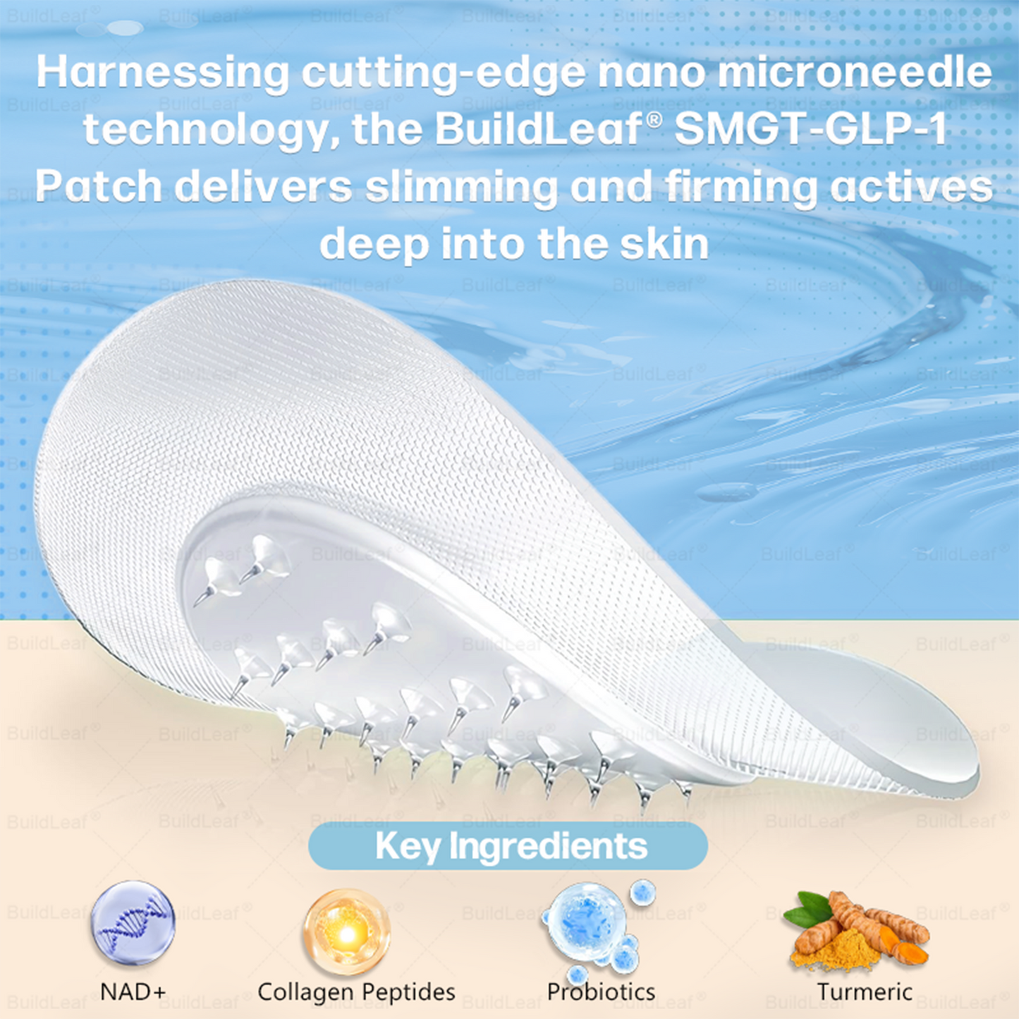 🏥FDA Store |𝐵uil𝗱𝐿ea𝐟® 𝑮𝐋𝑃-1 Slim & Firm 𝑁ano 𝑀icroneedle 𝑃atch with Collagen,Turmeric&Matrixyl 3000 丨Obesity,Cardiovascular Diseas, Diabetes, Sleep Apnea, Joint Problems and More