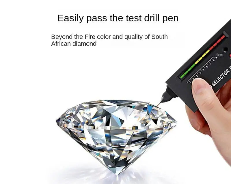 TY S925 Sterling Silver 14K Gold Male 1-3ct Lab Dia Moissanite Ring Sterling Sier Jewelry Party Wedding Band Rings For Men